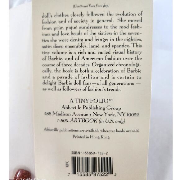 Vintage “Barbie in Fashion” Hardcover Book – A Tiny Folio® – Abbeville Press - Picture 5 of 11